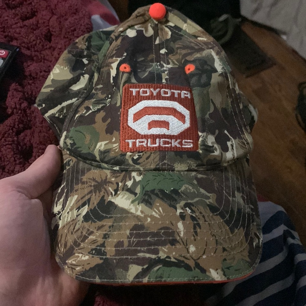 Toyota trucks camo velcro back hat